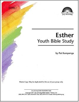 esther bible study for youth